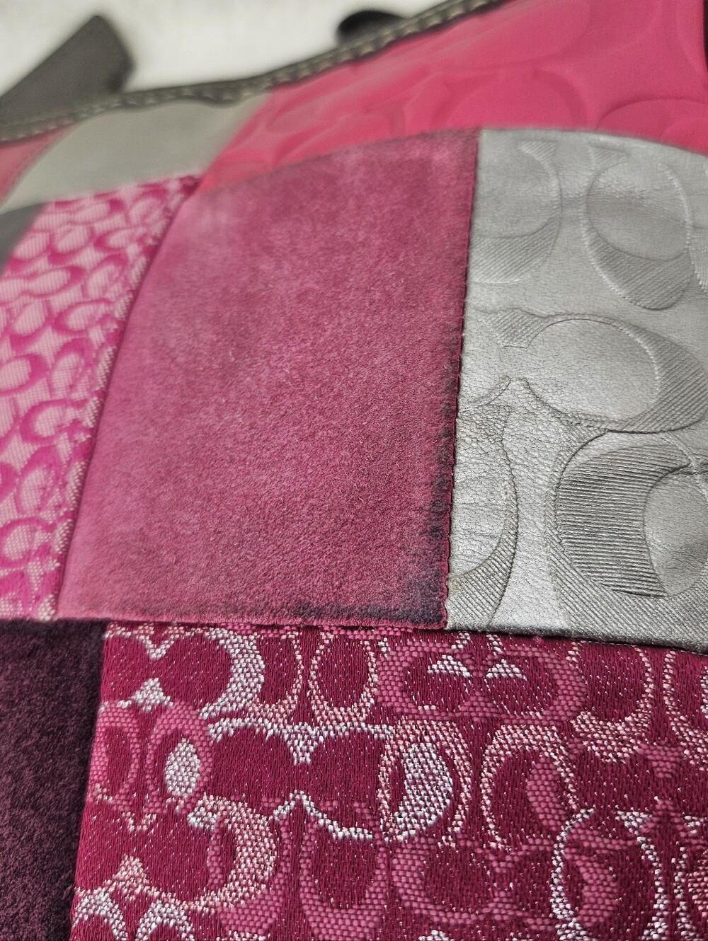 Coach Pink Patchwork Crossbody Bag - Picture 5 of 13